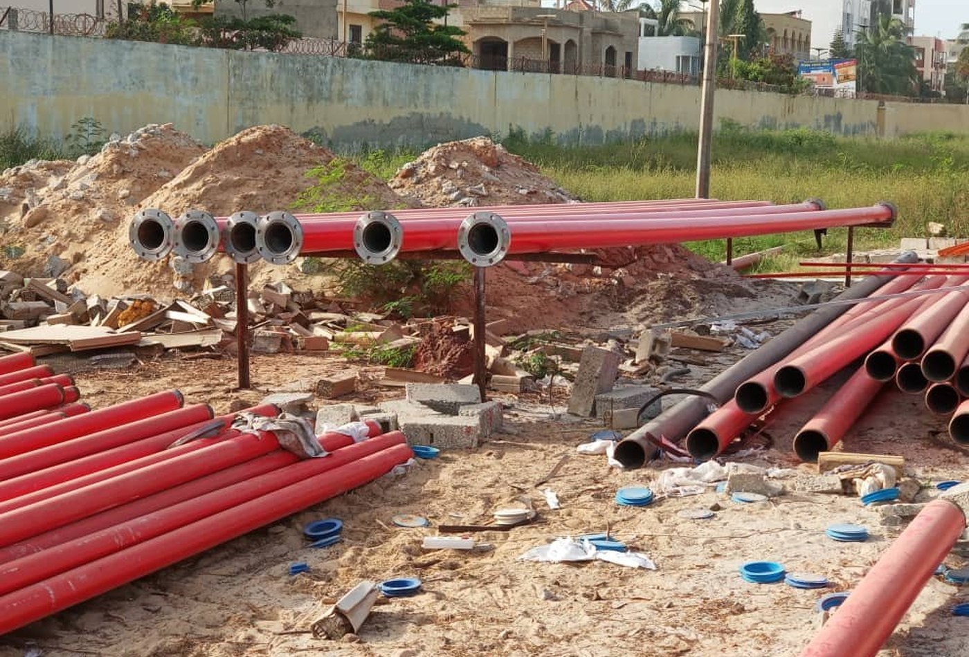 Chantier de tuyauterie industrielle DOT réalisé par E2I