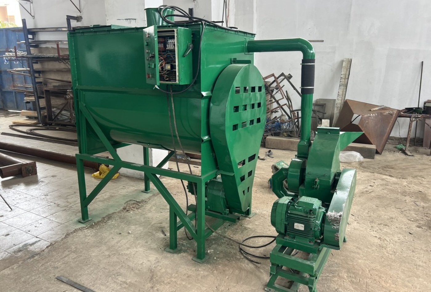 Machine de broyage réalisée par E2I