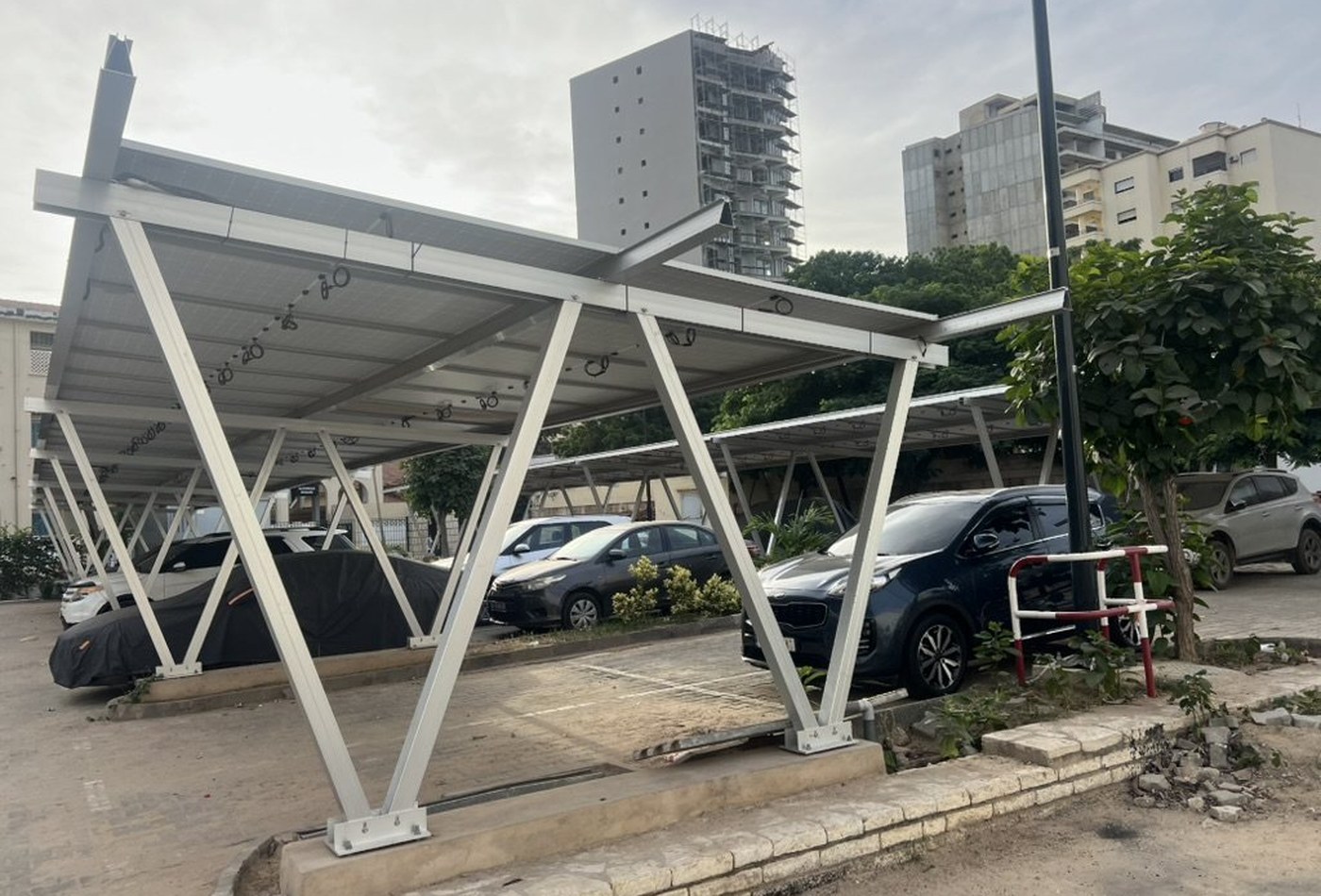 Supports pour panneaux solaires réalisés par E2I